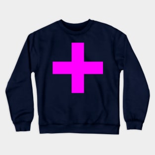 Greek cross (pink) Crewneck Sweatshirt